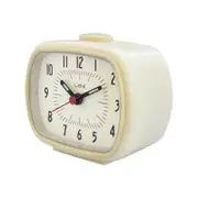 Leni 9cm Ivory Retro Alarm Clock