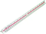 Helix K93X40 Triangular Scale Ruler, 30 cm