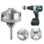 Zinc Alloy Self-Centering Lathe Chuck Set Three-Jaw and Four-Jaw Options High Precision for Mini Metal Lathe Reliable an