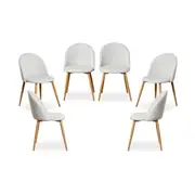Londyn Dining Chairs - Natural Set of Six Bundle