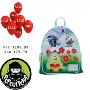 A Bug’s Life - Earth Day 10” Faux Leather Mini Backpack "New"