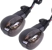 Turn Signal Indicator 2pcs/Set Motorcycle Front Rear Turn Signal Light Indicator Plastic For 250R 2012-2008 DC 12V