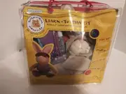 Build-A-Bear Learn To Sew Kit 7inc Bunny Rabbit 7 inches, plush with accessories