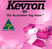 Original Kevron KEY TAG Bulk Lot ( x50 Tags ) PINK