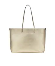 Fendi Medium Roll Tote Bag One size gold