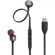JBL Tune 310C USB-C Wired In-Ear Headphones (Black)