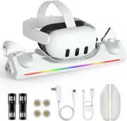 FOHOA Magnetic Charging Dock for Oculus Quest 3S/Quest 3