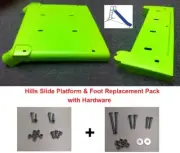 Hills Swing Set Genuine Slide Platform & Foot Replacement Kit with bolts parts