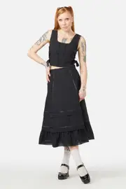 Fighting Evil Midi Skirt