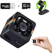Spy Camera,UCOCARE No WiFi Security Camera with 32GB Memory Card, 1080P FHD Mini Hidden Camera, Small Nanny Cam, Motion Detection, Loop Storage, 360° Rotation Bracket