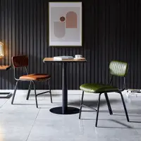 在飛比找ETMall東森購物網優惠-美式復古工業風LOFT靠背椅子家用輕奢餐椅設計師會議椅洽談椅