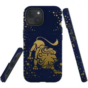 For iPhone 15 Plus Case, Shielding Cover, Leo Drawing