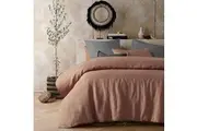 Vintage Design Homewares Hazelnut 100% Hemp Quilt Cover Set Queen