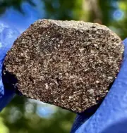 meteorite: NWA 16875 Weight 2.365 Grams. Beautiful!!