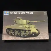 Trumpeter M4A3 (76)W Tank 1/1:72 Scale Tank Model Kit #07226 NIB