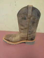 NEW Double H Trinity Maxflex Roper Buffalo leather women's work boots 10M