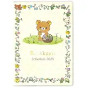 2025 Schedule Book Agenda Planner Rilakkuma B6 Monthly #02