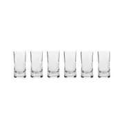 6pc Krosno Harmony 45ml Liquor/Alcohol Spirit Shot Glass Set Drinkware Clear