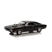 Greenlight Licensed 1:18 Scale Dodge Charger With Blown Engine 1970 Diecast Model Car Black