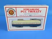 BACHMANN #62945 - STREAMLINE TROLLEY - BOXED - HO Scale (Operating Lights)