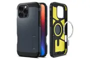 SPIGEN iPhone 16 Pro Case, 6.3 2024 Genuine Tough Armor MagFit MagSafe Compatible Magnet Kickstand Cover for Apple