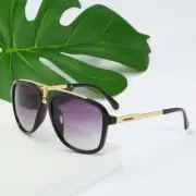 Fashion Men Women's Retro Sunglasses Unisex Matte Frame Carrera Glasses With Box