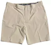 Ben Hogan Performance Golf Shorts Men's 44 x 10 TAN EXCELLENT NEW w Tags (#767)
