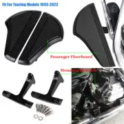 Defiance Passenger Floorboards Footpegs Bracket For Harley Touring FLHX 1993-23