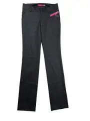 Alice + Olivia Black Bootcut Shimmer Pants Womens Sz 2 Shimmer Bling Glitz NWT