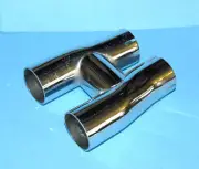 70-9673 Triumph High-Pipe H Piece Connector T100C TR6C 1969-72 Krümmer H stück