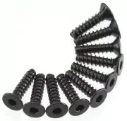 New Axial SCX10 MAX-D Wraith EXO Hex 3x12mm Self Tapping Flat Head Screws (10)