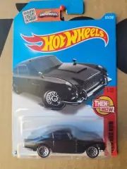 Hot Wheels 2017 - 1963 ASTON MARTIN DB5 [BLACK] NEAR MINT VHTF CARD GOOD
