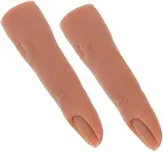HONMEET Professional Nail Art Practice Set Manicure Display Fingers Fake Fingernails