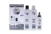 System 2 Kit by Nioxin for Unisex - 3 Pc 10.1oz Cleanser Shampoo, 10.1 oz Scalp Therapy Conditioner, 3.38oz Scalp and Hair Treatment