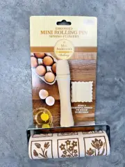 Mrs. Anderson's Embossed mini Rolling Pin SPRING FLOWERS