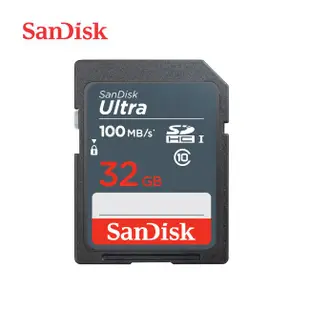 SANDISK Ultra 16G 32G 64G SD Class 10 UHS-I 讀取 100M 記憶卡 公司貨