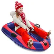 Inflatable Snow Sled, Heavy Duty Snow Tube with Reinforced Handles, Snow Sled...