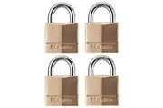 Master Lock Padlock Msr Brs 40mm Pk4 - 140QAU
