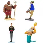 Disney Dads Triton King Agnarr Chief Tui Wilden Lightfoot 4 Cake Topper Figures