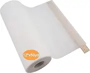 New brothread No Show Mesh Machine Embroidery Stabilizer Backing 12" x 50 Yd roll - Light Weight 1.8 oz - Cut into Variable Sizes for Machine Embroidery and Hand Sewing