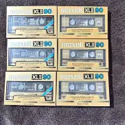 Maxell XLII 90 Cassette Tapes (6 Tapes)