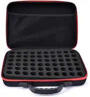 [Glugahrif] Essential Oil Storage Carrying Case Hard Case Travel Essential Oil Holder Travel Essential Oil Carrying Case Essential Oil Carrying Case, Red 15ml, Se référer au descriptif, Refer to description