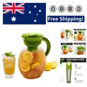 Dishwasher Safe Iced Tea Maker - BPA-Free 1-Gallon Coffee & Juice Pitcher