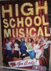 DISNEY HIGH SCHOOL MUSICAL GO CATS EHS POSTER 34”x22” Trends Int #8800