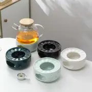 Ceramic Teapot Warmer Tealight Heating Burner Buffet Server Warmer Coffee Tea