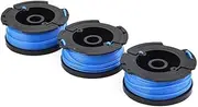Realman 3pcs 513937190 FLY021 Spools & Trimmer Line for Flymo Contour 500 CTXT25 EIT250 Flymo047 Multi Trim 250 Power Trim 300 PTXT25 Revolution 2000 Sabre Trim SET250 Speedi-Trim STXT25
