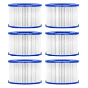 58323 Pool Filter, 6-pack replacement filter cartridges, for Type VI spa filters, Lay-Z-Spa style2539