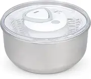 Zyliss Salad Spinner - Gifts for Cooks - Culinary Chef Gift - BPA Free - Lettuce & Vegetable Spinner - Easy Spin Lettuce Dryer & Spinner - Works as Large Salad Bowl - Stainless Steel Easy Spin