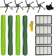 [aoteng] Replacement Parts for Irobot Roomba s9+ (9550) s9 9550 Robot Vacuum Cleaner Accessories Kit 13 Packs 2 Sets of Roller Brushes, 4 Filters, 4 Side Brushes, 1 Front Wheel
