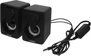 Angoily 1 Pair High Volume Compact Computer Speaker Stylish USB Powered Speaker for Home Office and Gaming Portable Design for Enhanced Sound Random Style